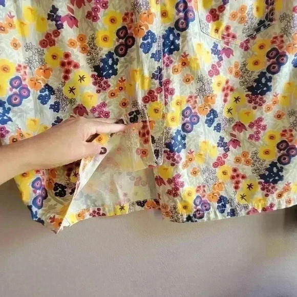 Tommy Hilfiger Floral Skirt Womens Size 8 Back Pocket Knee Length Boho Style - Picture 9 of 11